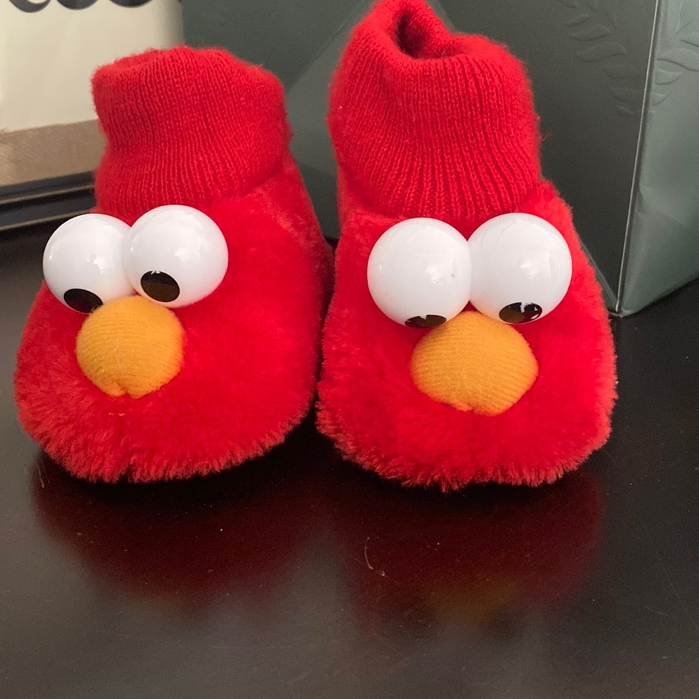 Elmo slipper socks